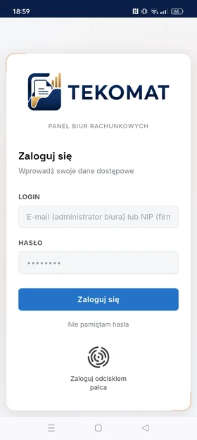 Panel settings — no automatic install prompt, manual install link